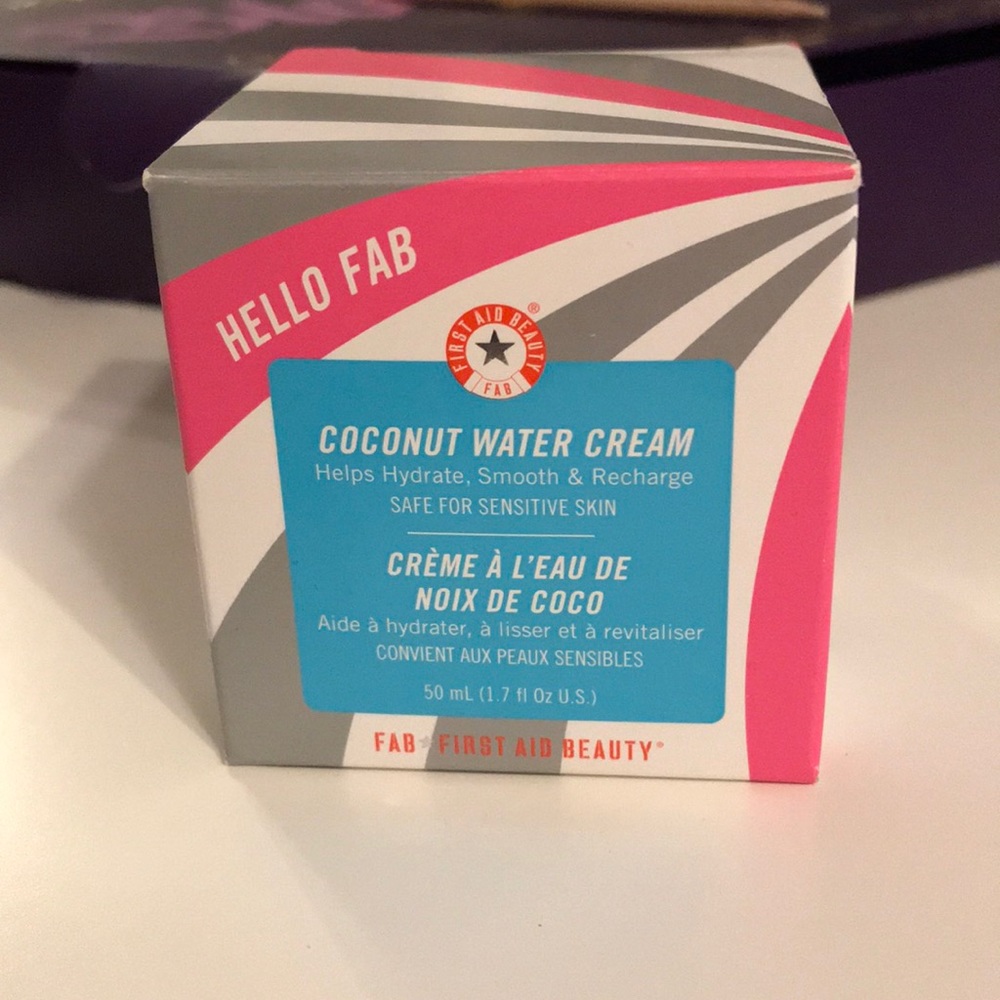First Aid Beauty coconut water cream moisturizer